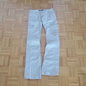 Vintage Hollister Cargo Flare Low Rise Pants